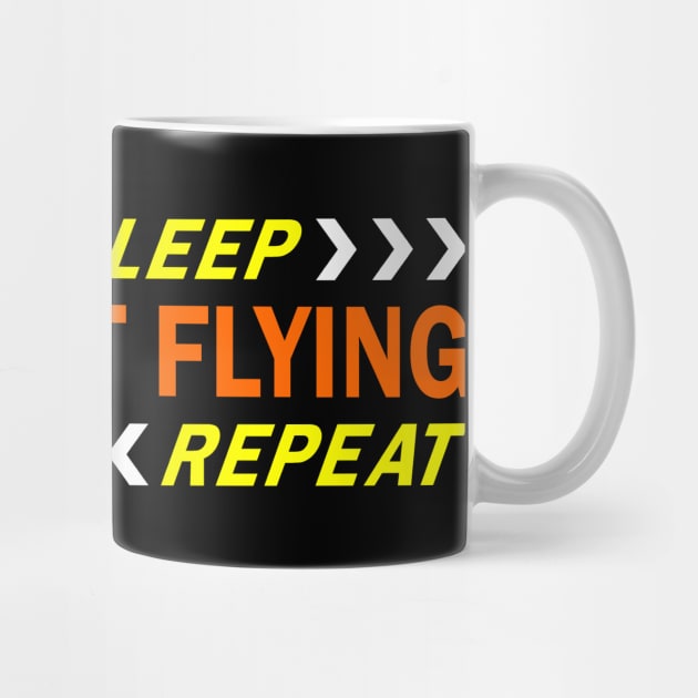 Eat sleep wingsuit flying repeat t shirt. by Narot design shop